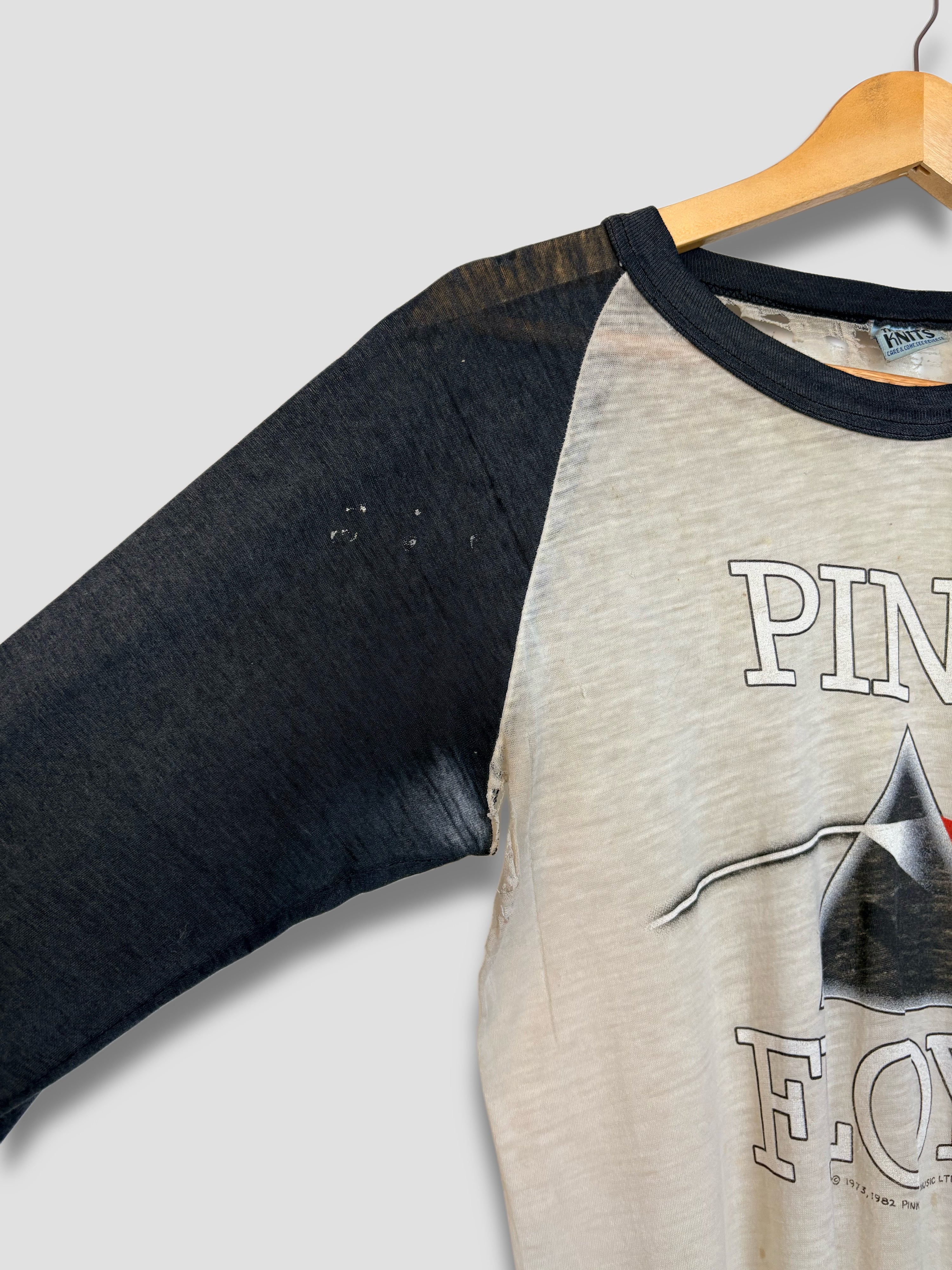 Vintage 1982 Pink Floyd Thrashed/Thin Jersey