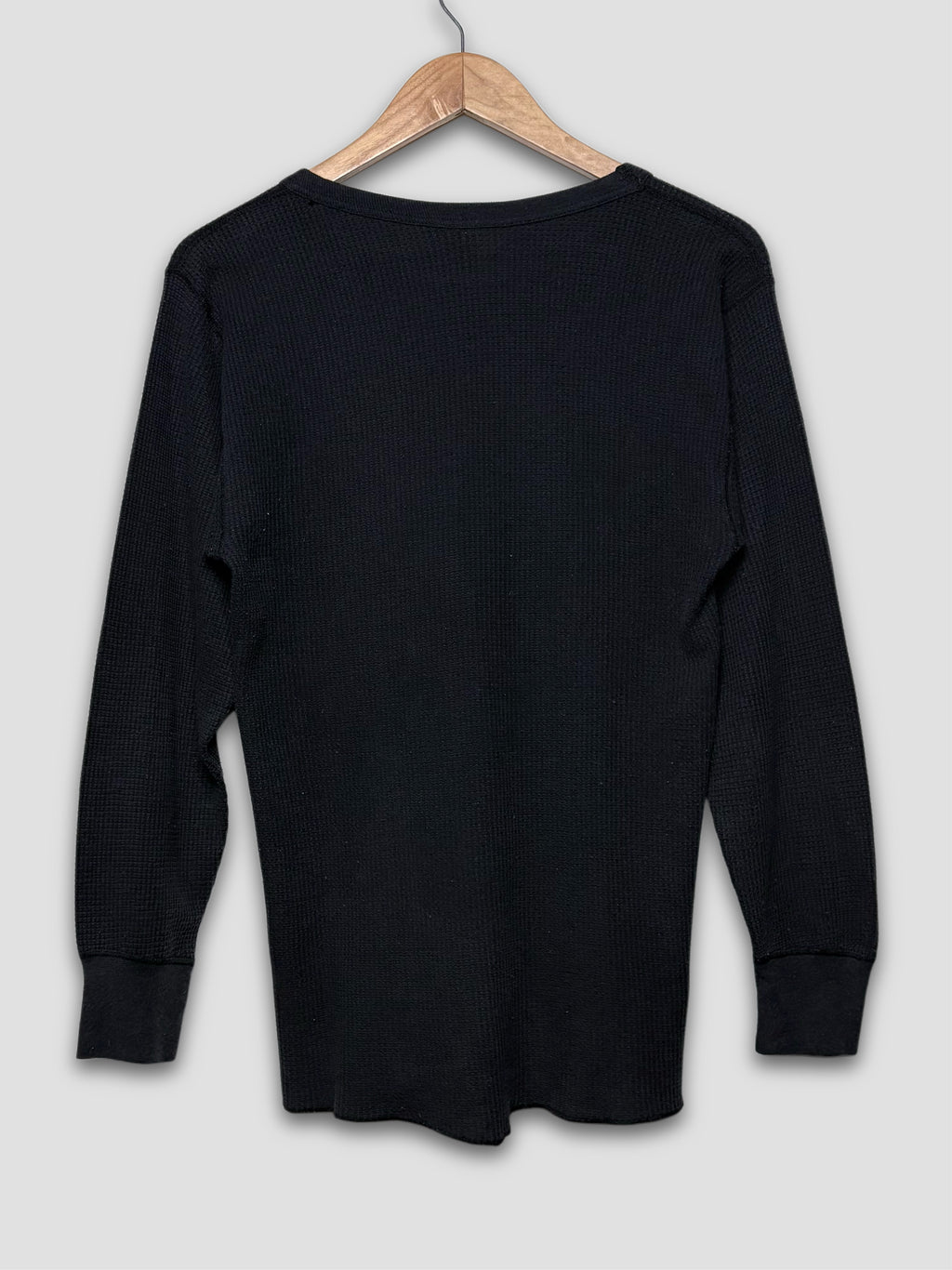 80s Black Thermal LongSleeve