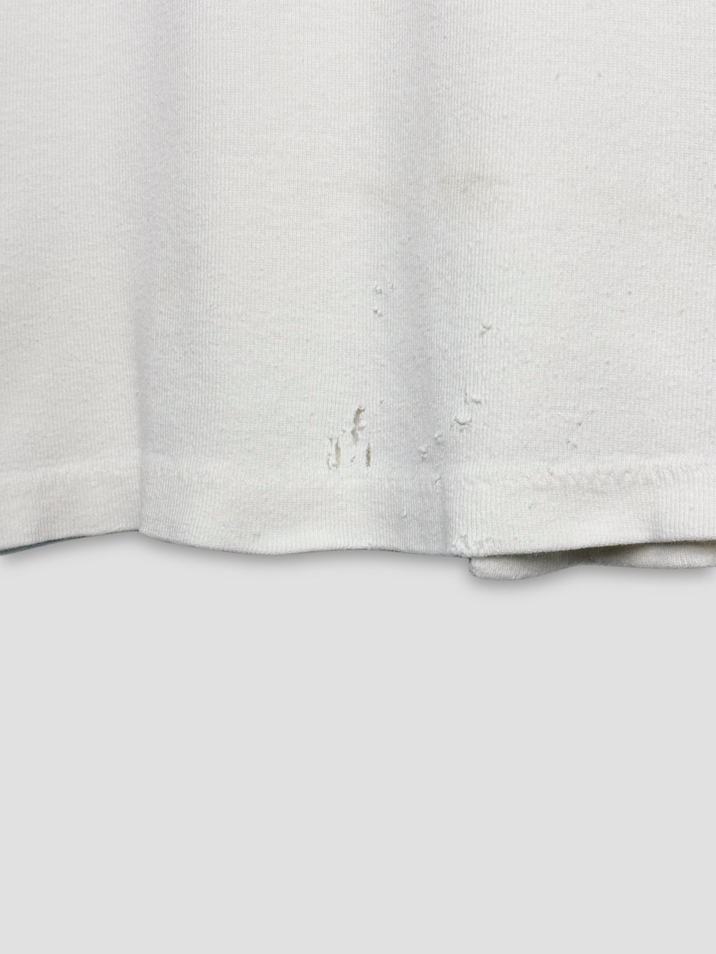 Vintage 70s White Cotton T-Shirt