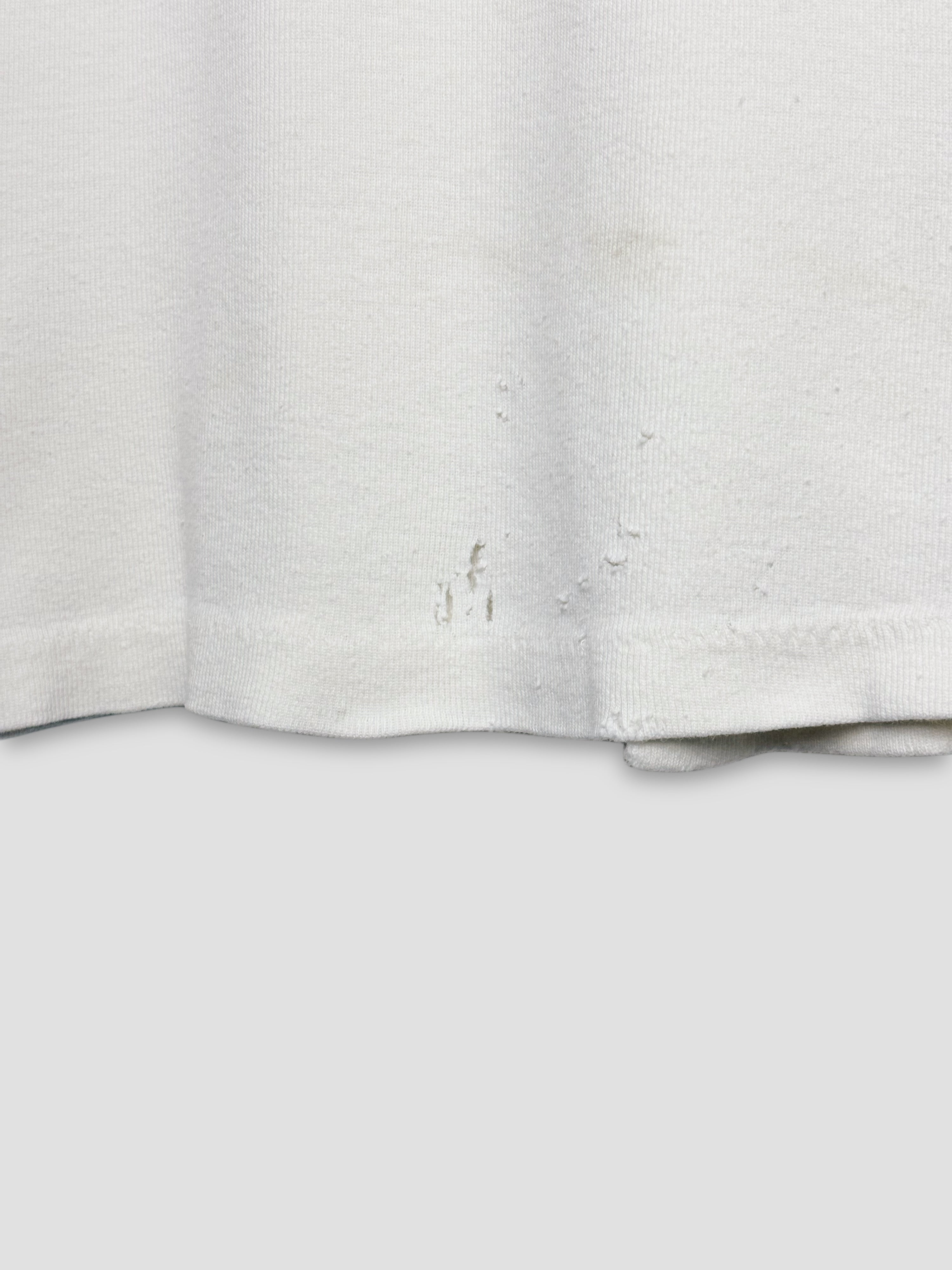 Vintage 70s White Cotton T-Shirt