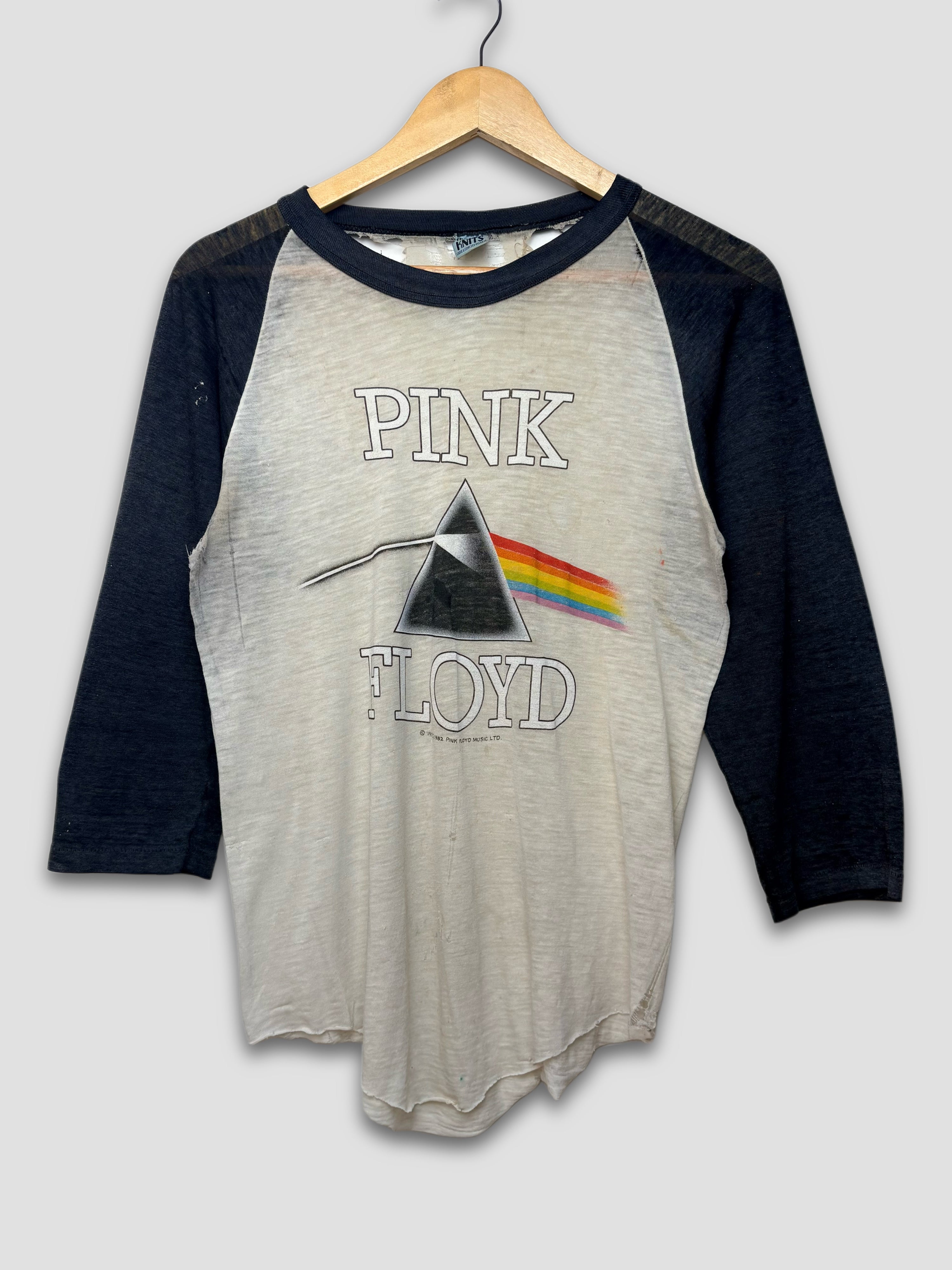 Vintage 1982 Pink Floyd Thrashed/Thin Jersey