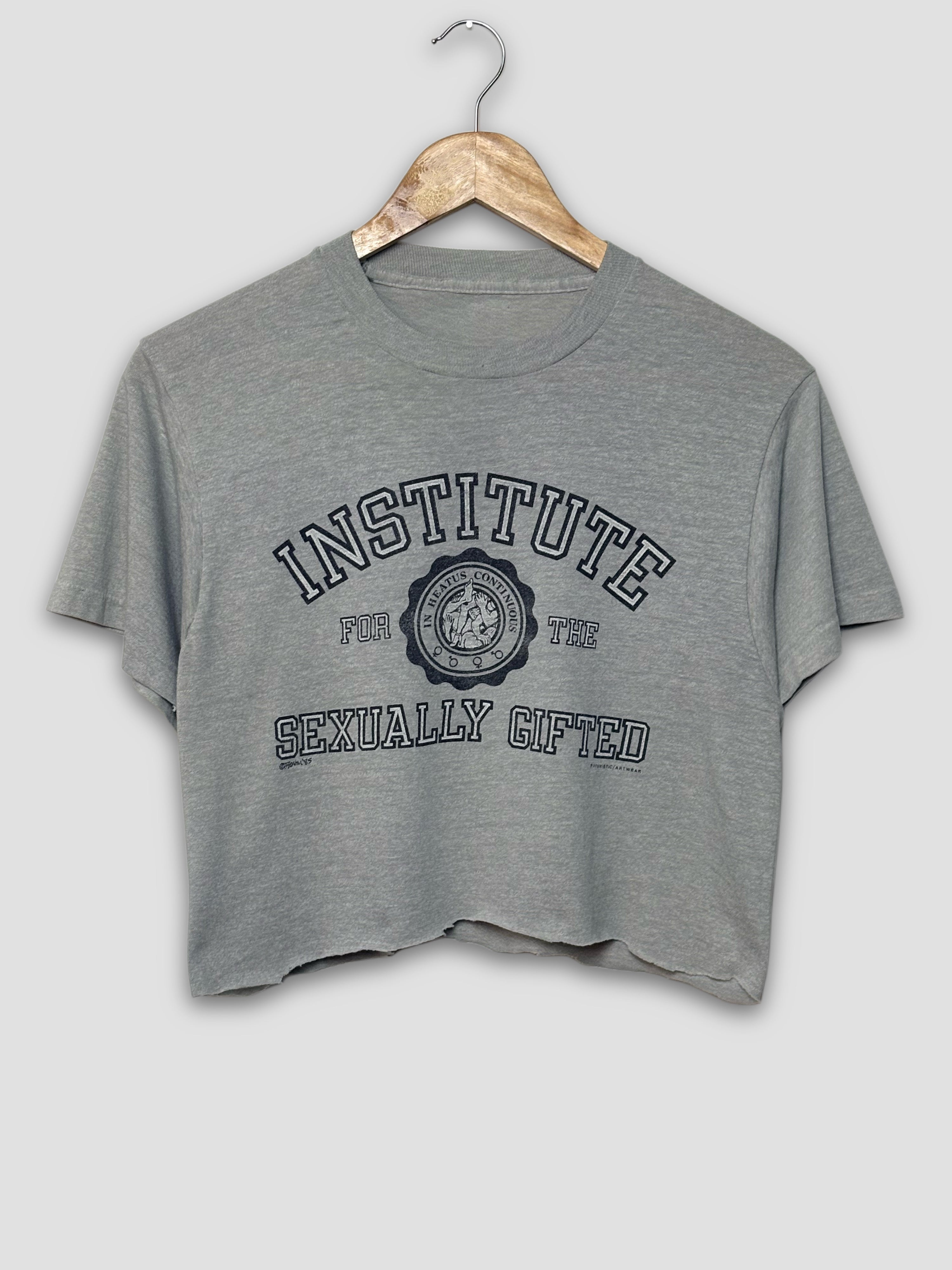 1980s “Institute For The Sexually Gifted” Chopped T-Shirt