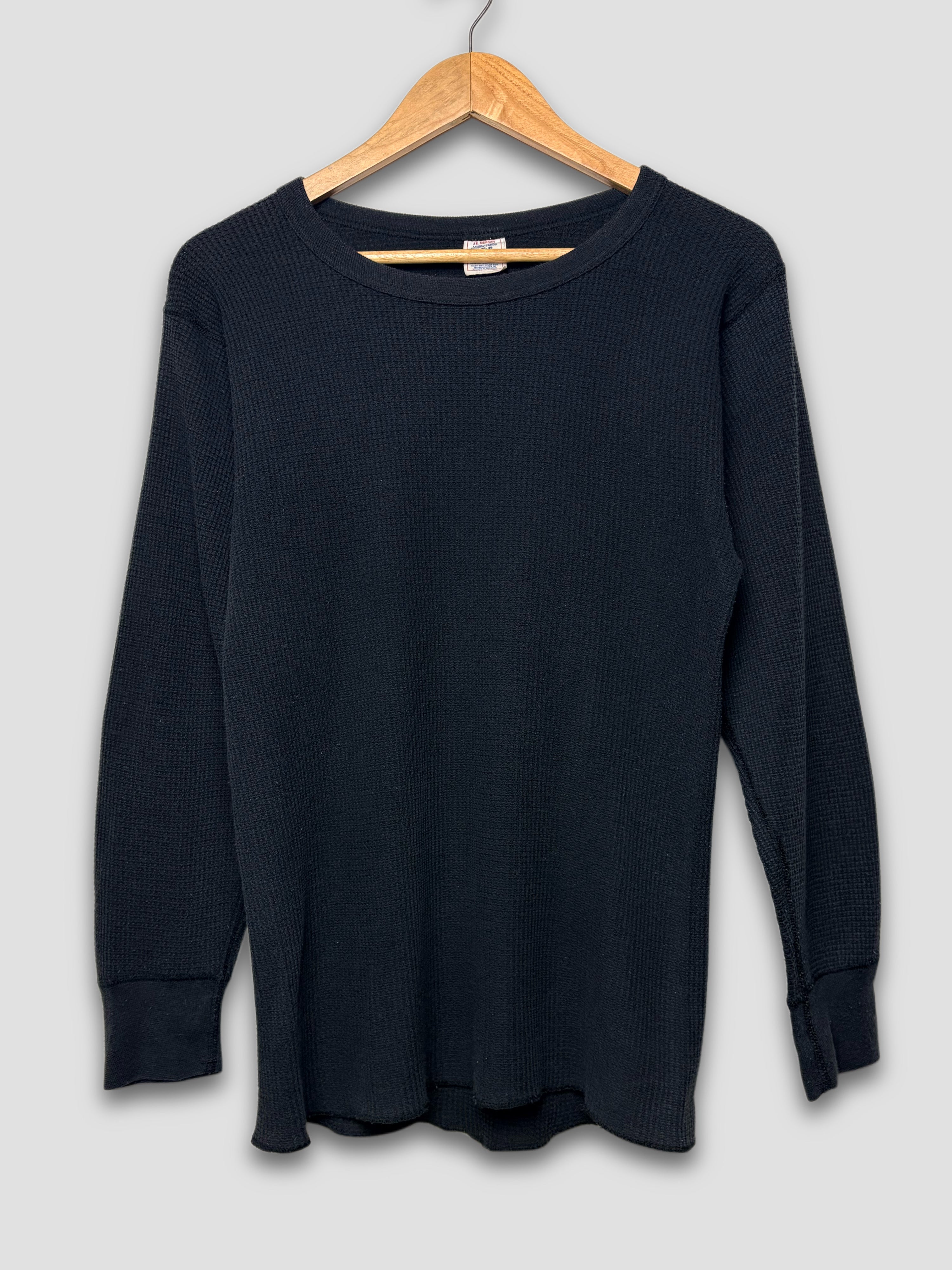 80s Black Thermal LongSleeve
