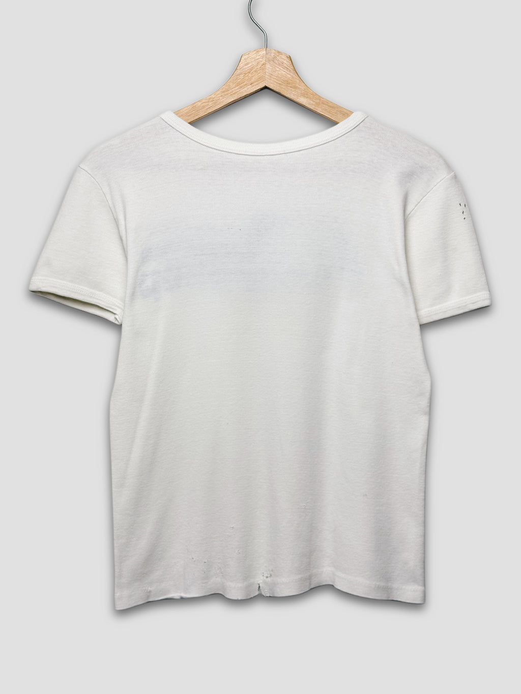 Vintage 70s White Cotton T-Shirt