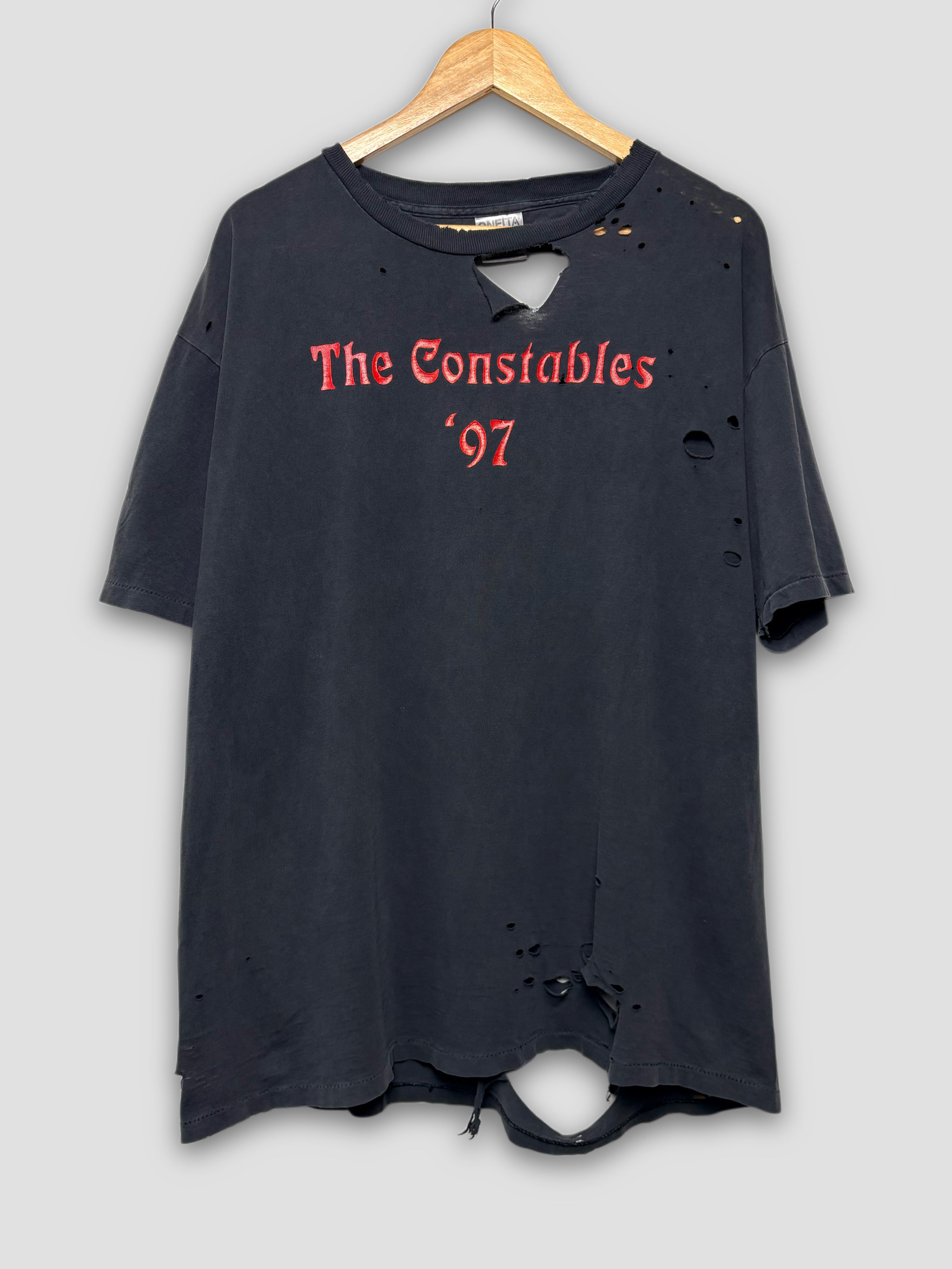 1997 “We’ve Upped Our Standards… UP YOURS!” Thrashed T-Shirt