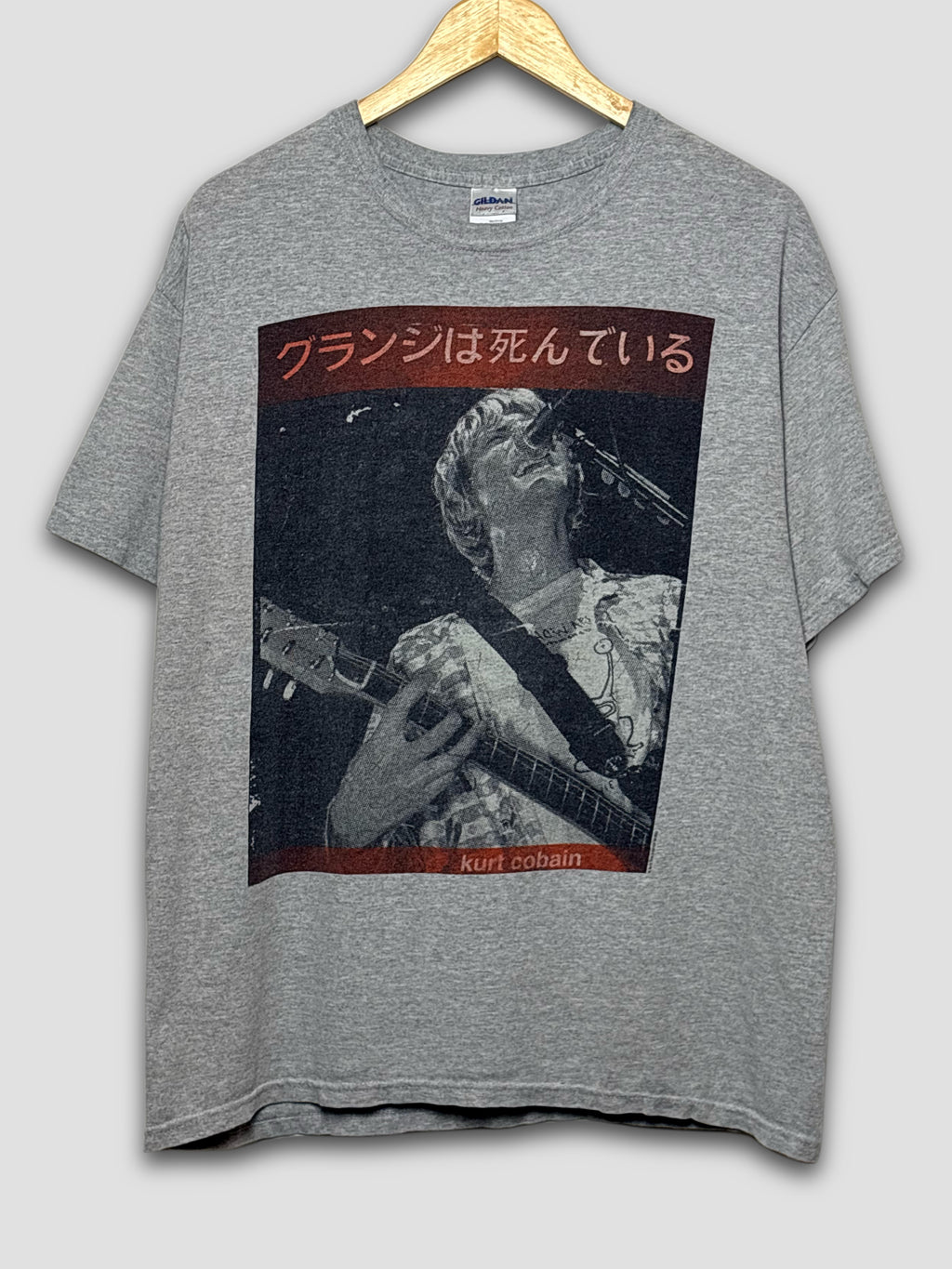 2011 Kurt Cobain “Grunge Is Dead” Japanese T-Shirt