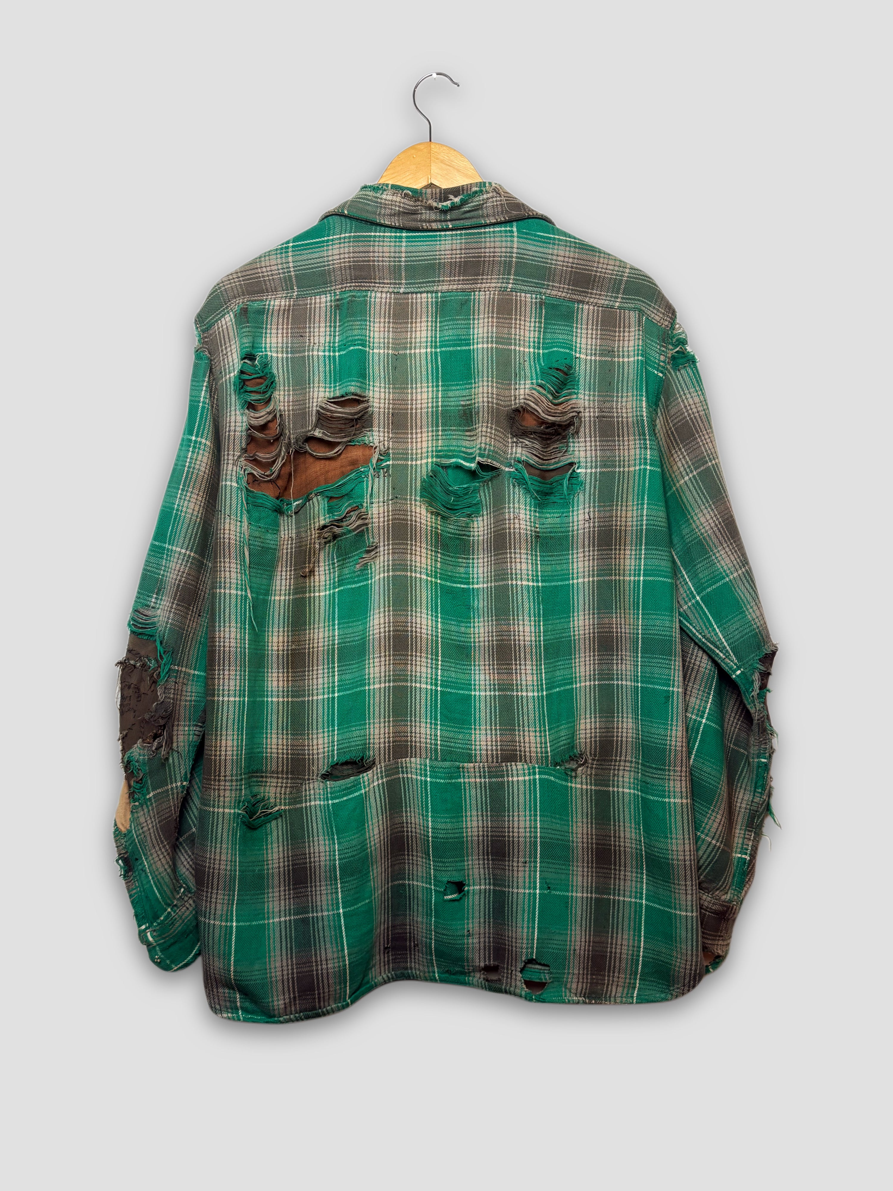 1960’s Big Mac (Sanforized) Cotton Flannel | Distressed