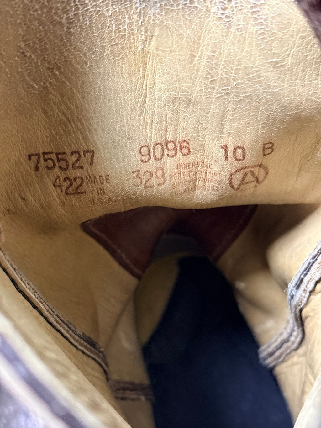Vintage Brown Leather Boots (Roper)