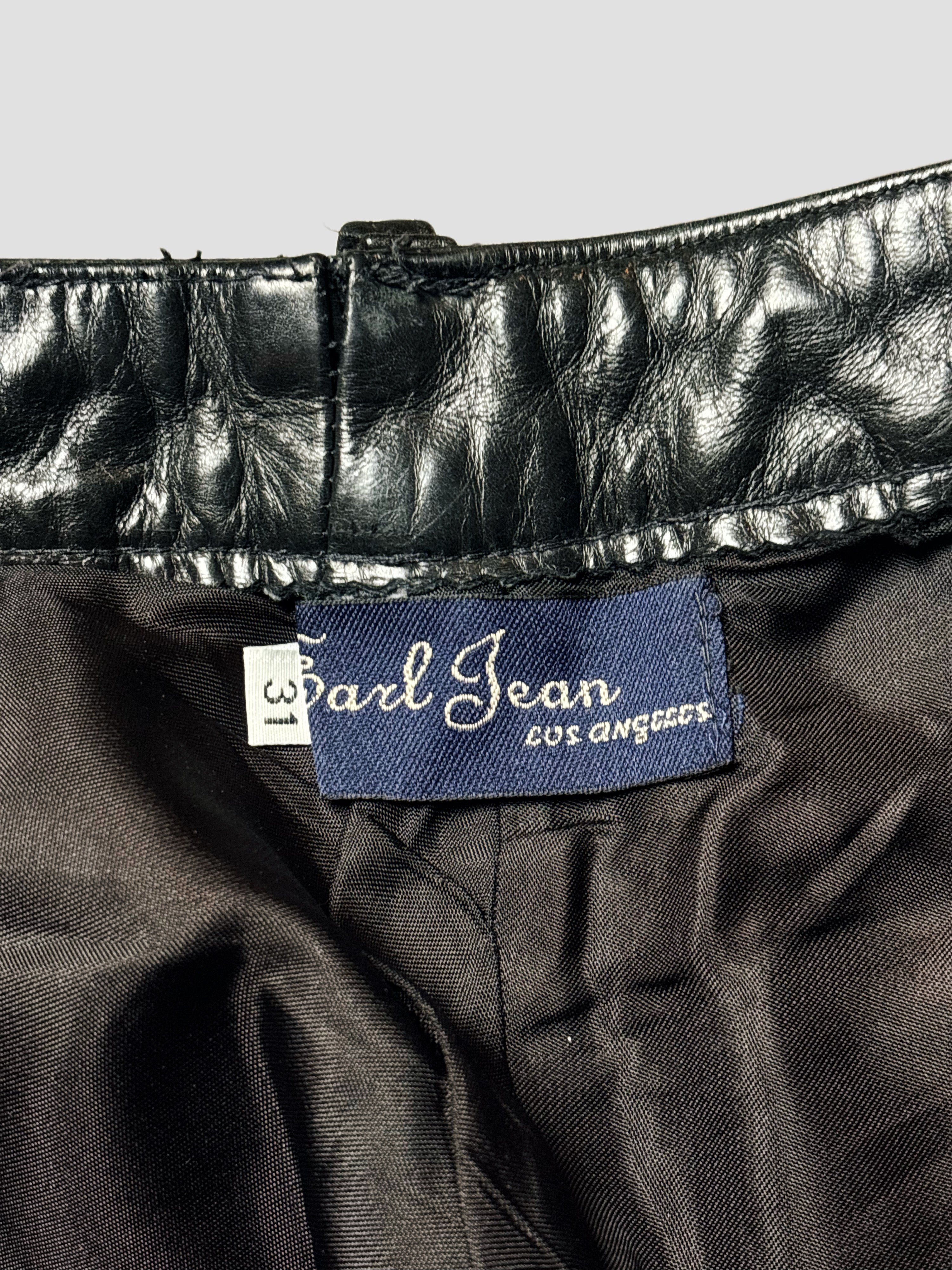 1980’s Black Genuine Leather Pants