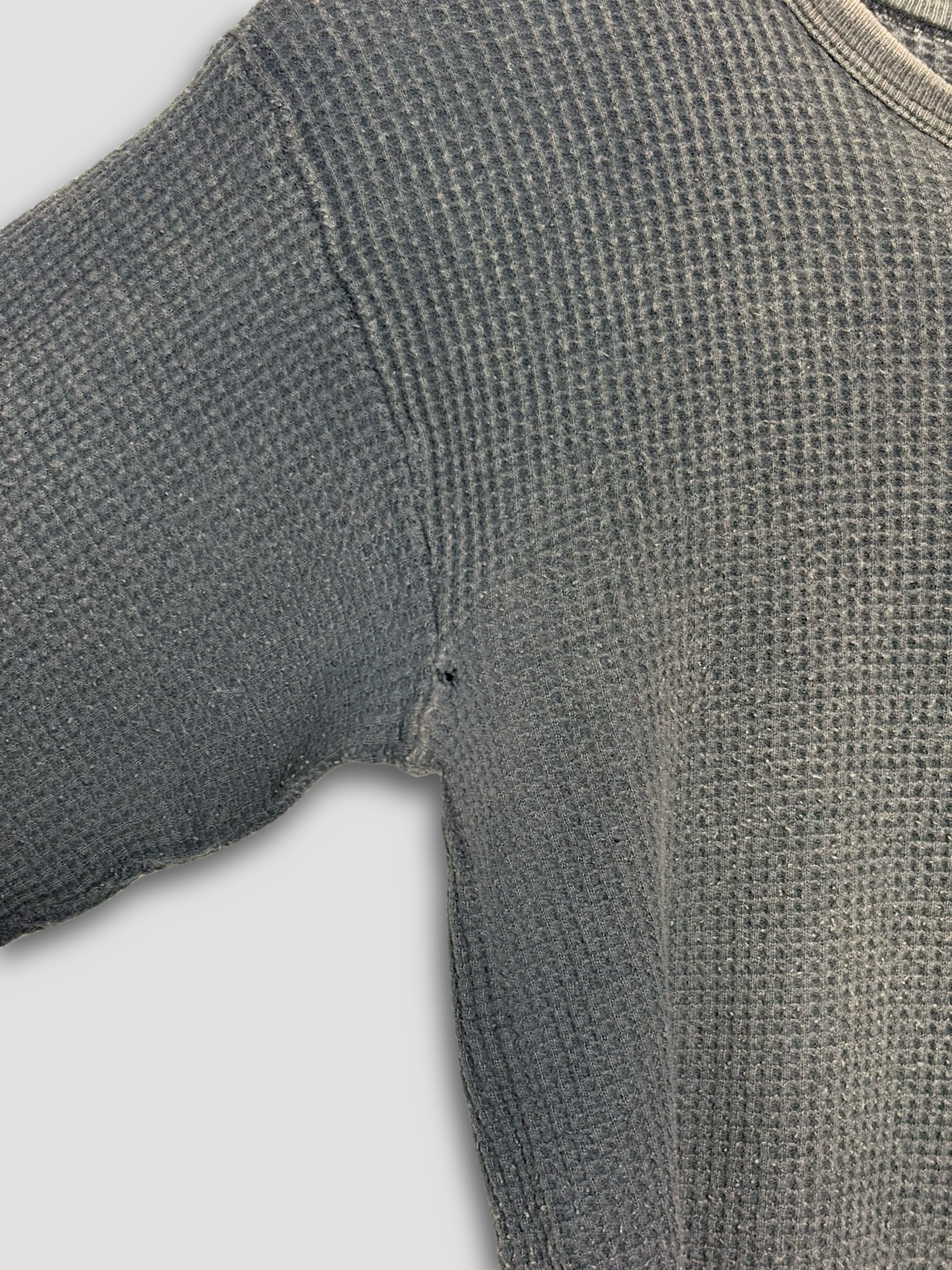 90s Black Faded Thermal LongSleeve
