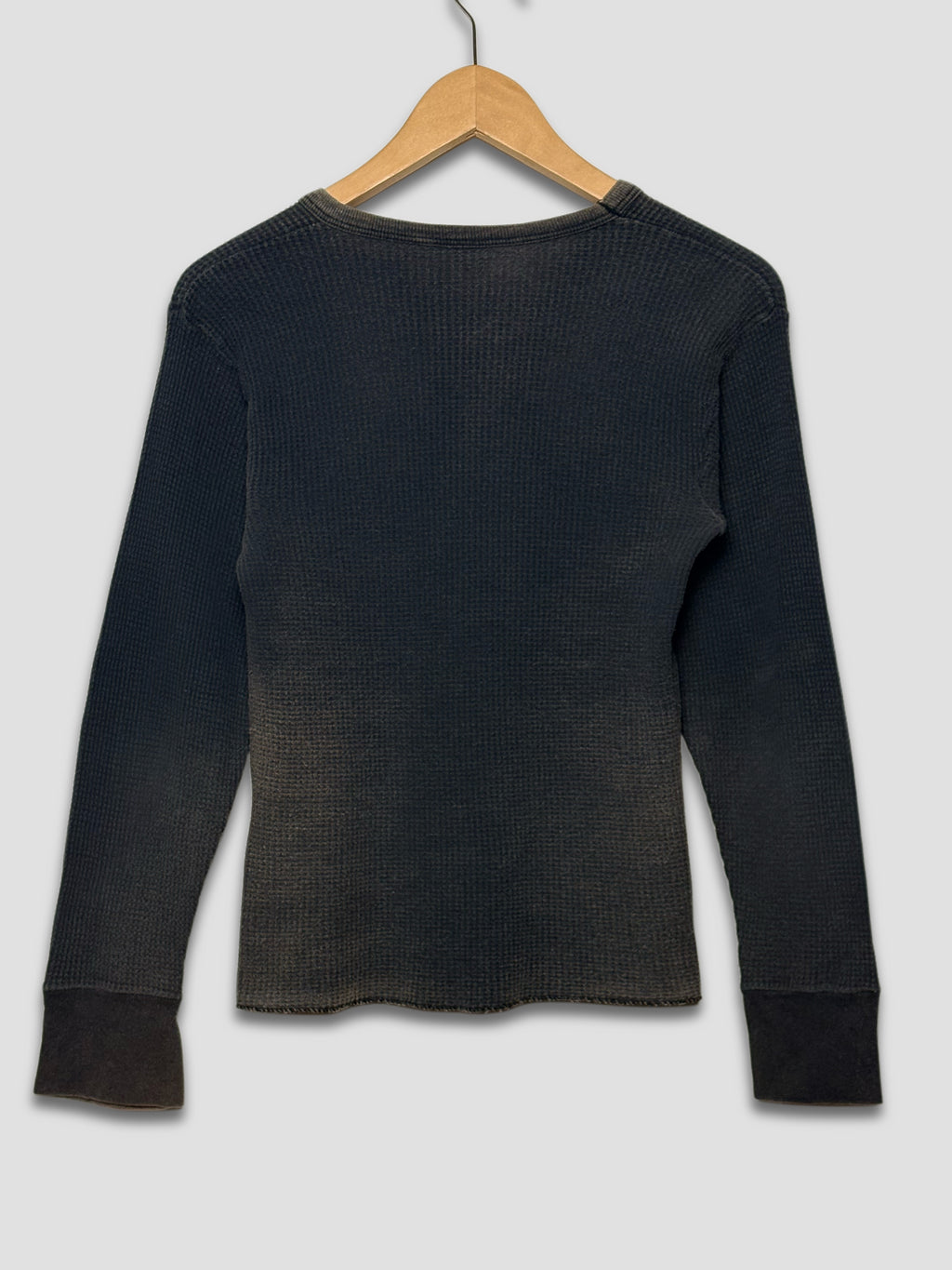 90s Black Faded Thermal LongSleeve