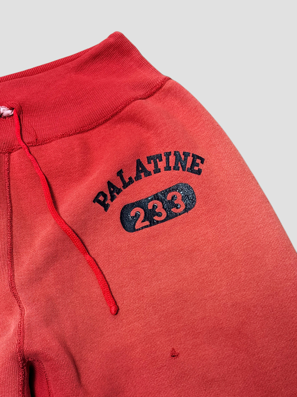 50’s 60’s Red “Palatine 223”Cotton SweatPants | Faded