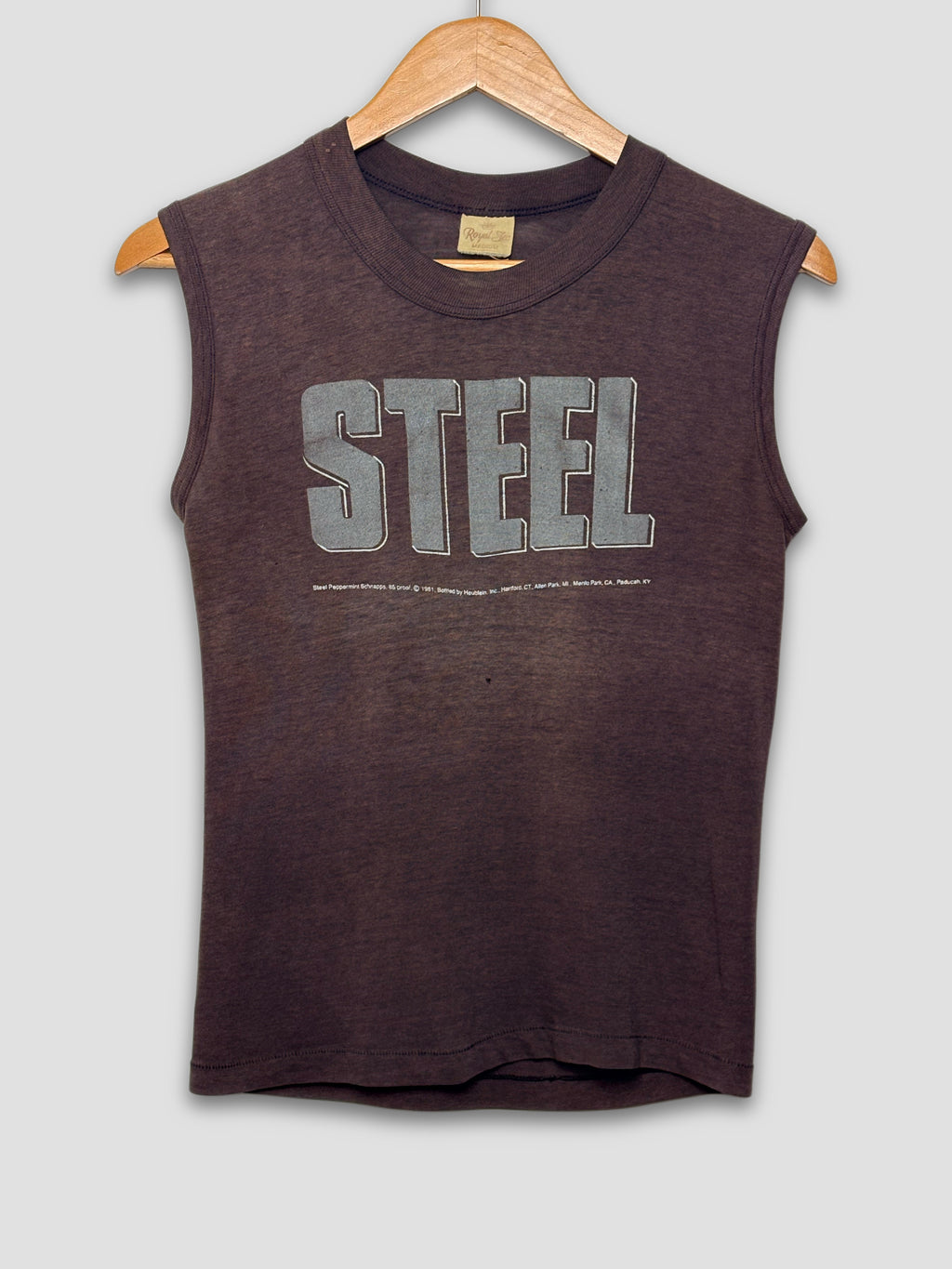 Vintage 1981 “Steel” Sleeveless Shirt