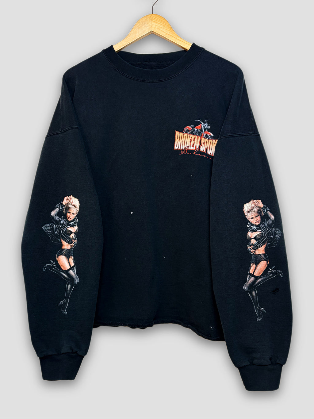 2006 “Broken Spoke” Biker Chick Sweatshirt