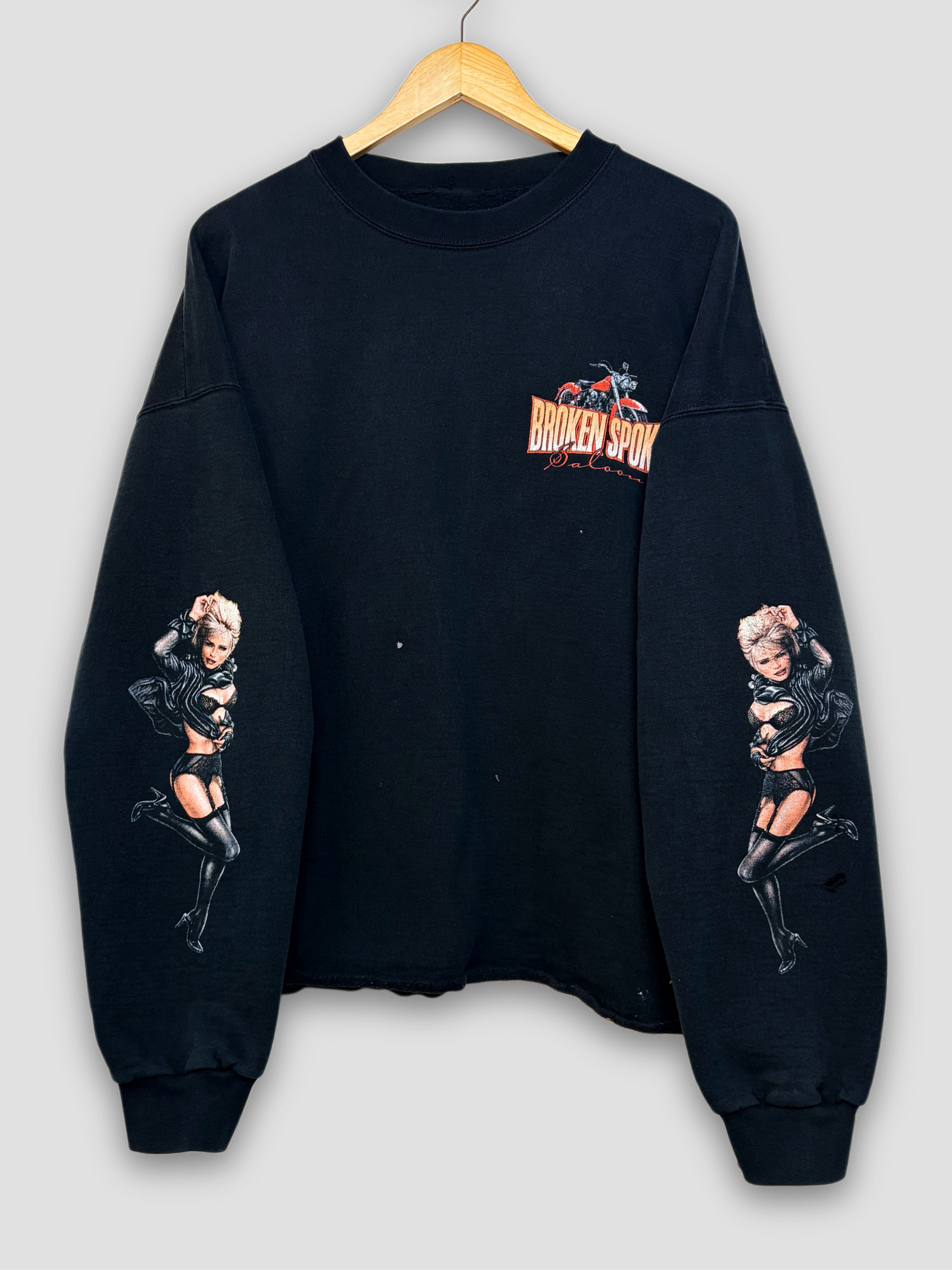 2006 “Broken Spoke” Biker Chick Sweatshirt