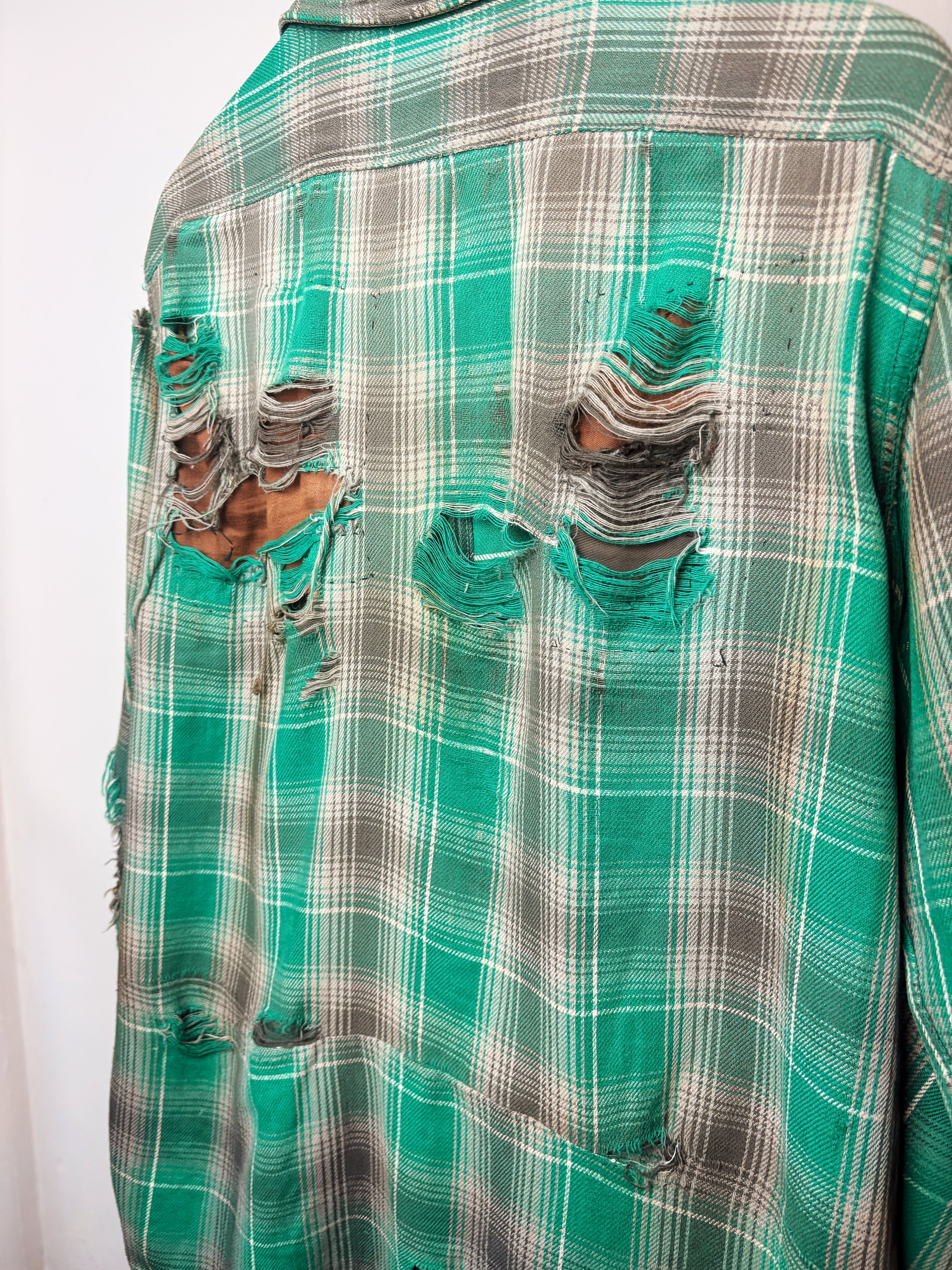 1960’s Big Mac (Sanforized) Cotton Flannel | Distressed