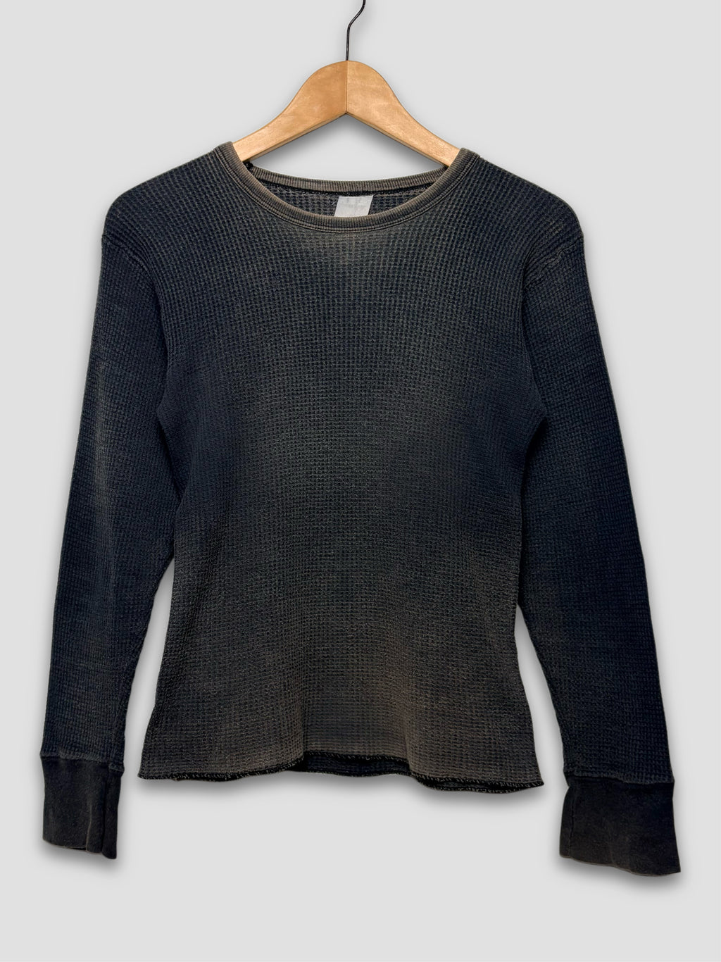 90s Black Faded Thermal LongSleeve